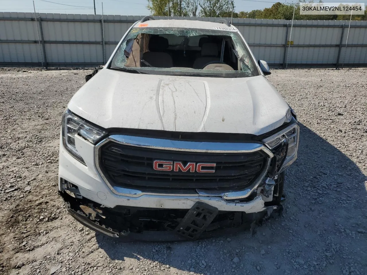 2022 GMC Terrain Sle VIN: 3GKALMEV2NL124454 Lot: 74382314