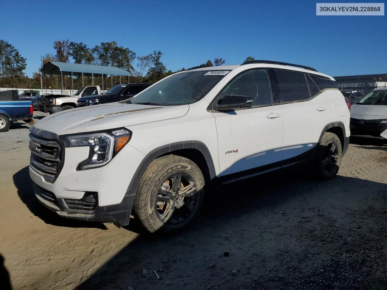 2022 GMC Terrain At4 VIN: 3GKALYEV2NL228868 Lot: 75655834