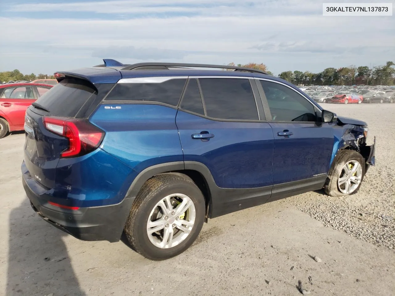 2022 GMC Terrain Sle VIN: 3GKALTEV7NL137873 Lot: 75887614