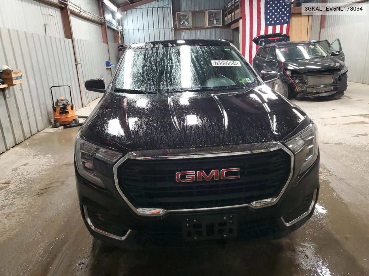 2022 GMC Terrain Sle VIN: 3GKALTEV5NL178034 Lot: 75999004