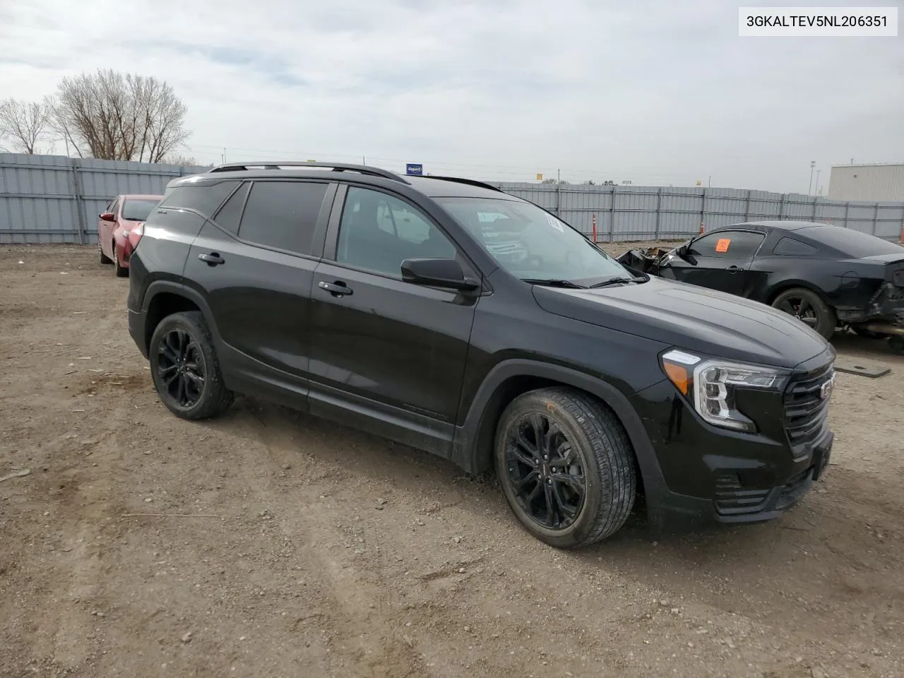 2022 GMC Terrain Sle VIN: 3GKALTEV5NL206351 Lot: 76503024