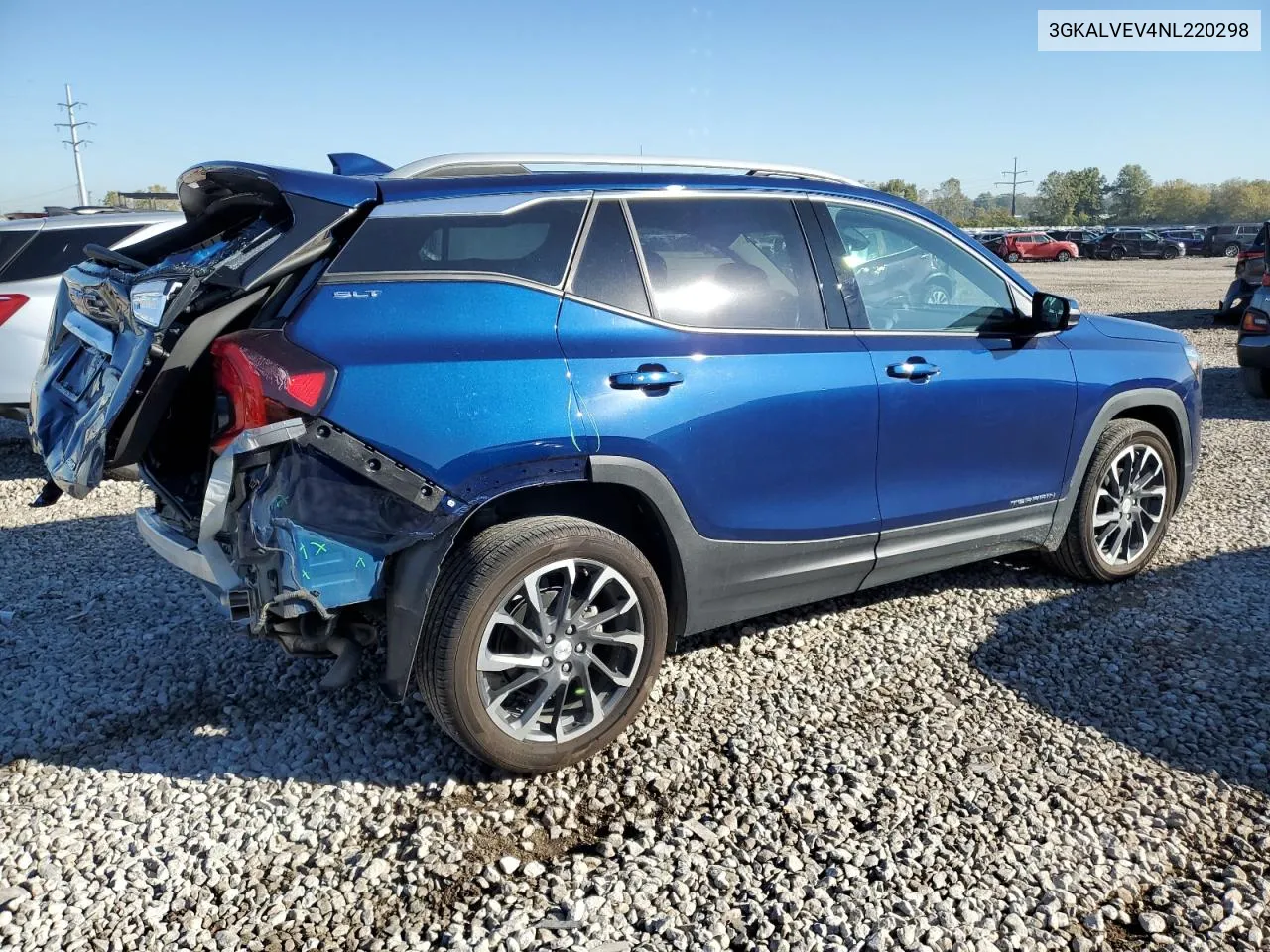 2022 GMC Terrain Slt VIN: 3GKALVEV4NL220298 Lot: 76598644