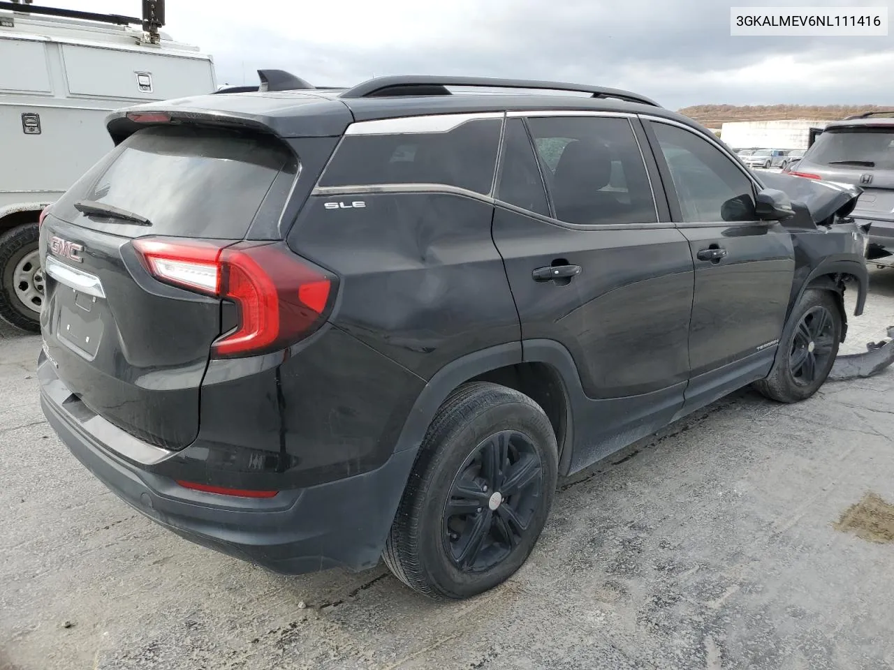 2022 GMC Terrain Sle VIN: 3GKALMEV6NL111416 Lot: 77998434