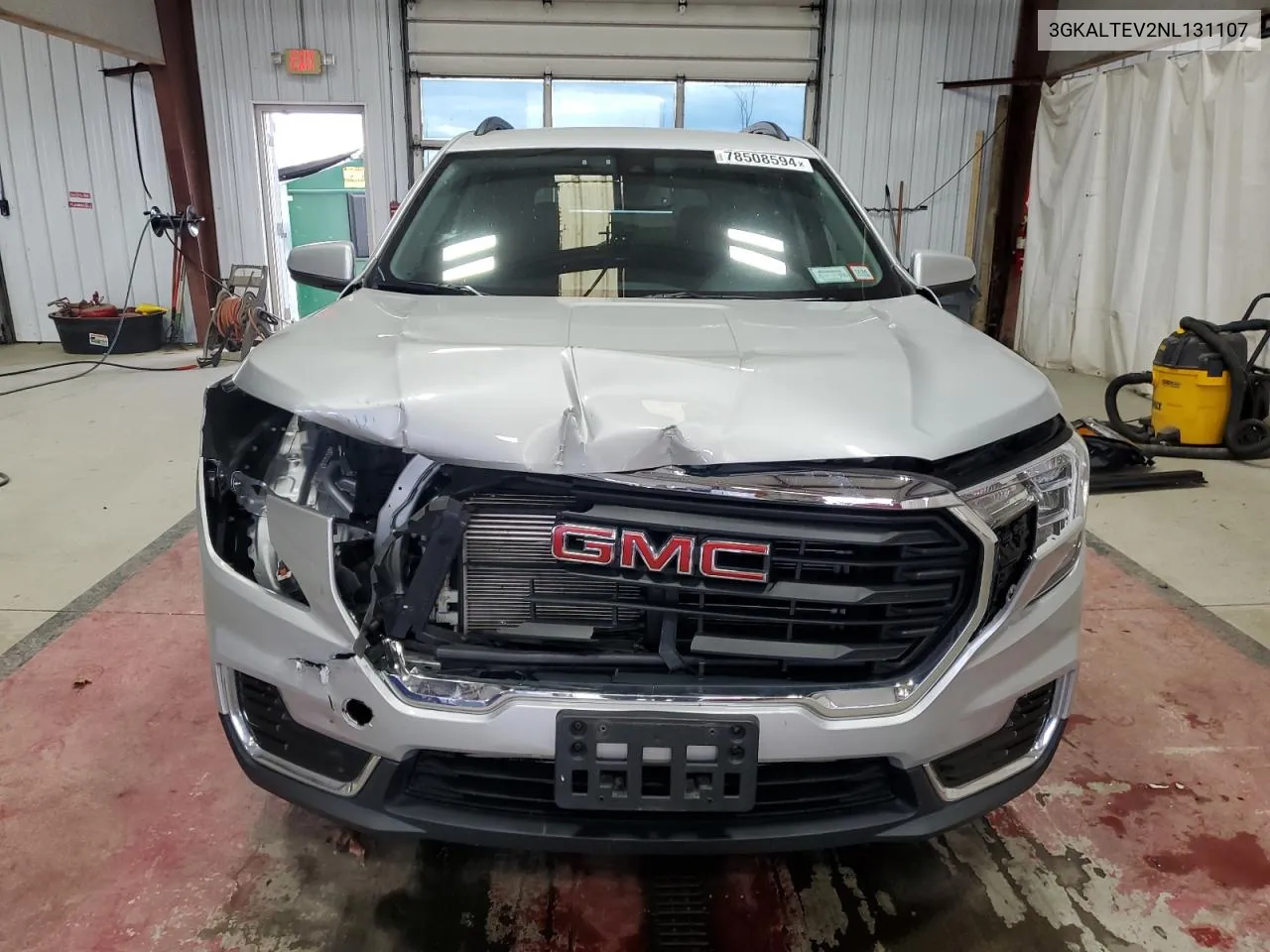 2022 GMC Terrain Sle VIN: 3GKALTEV2NL131107 Lot: 78508594