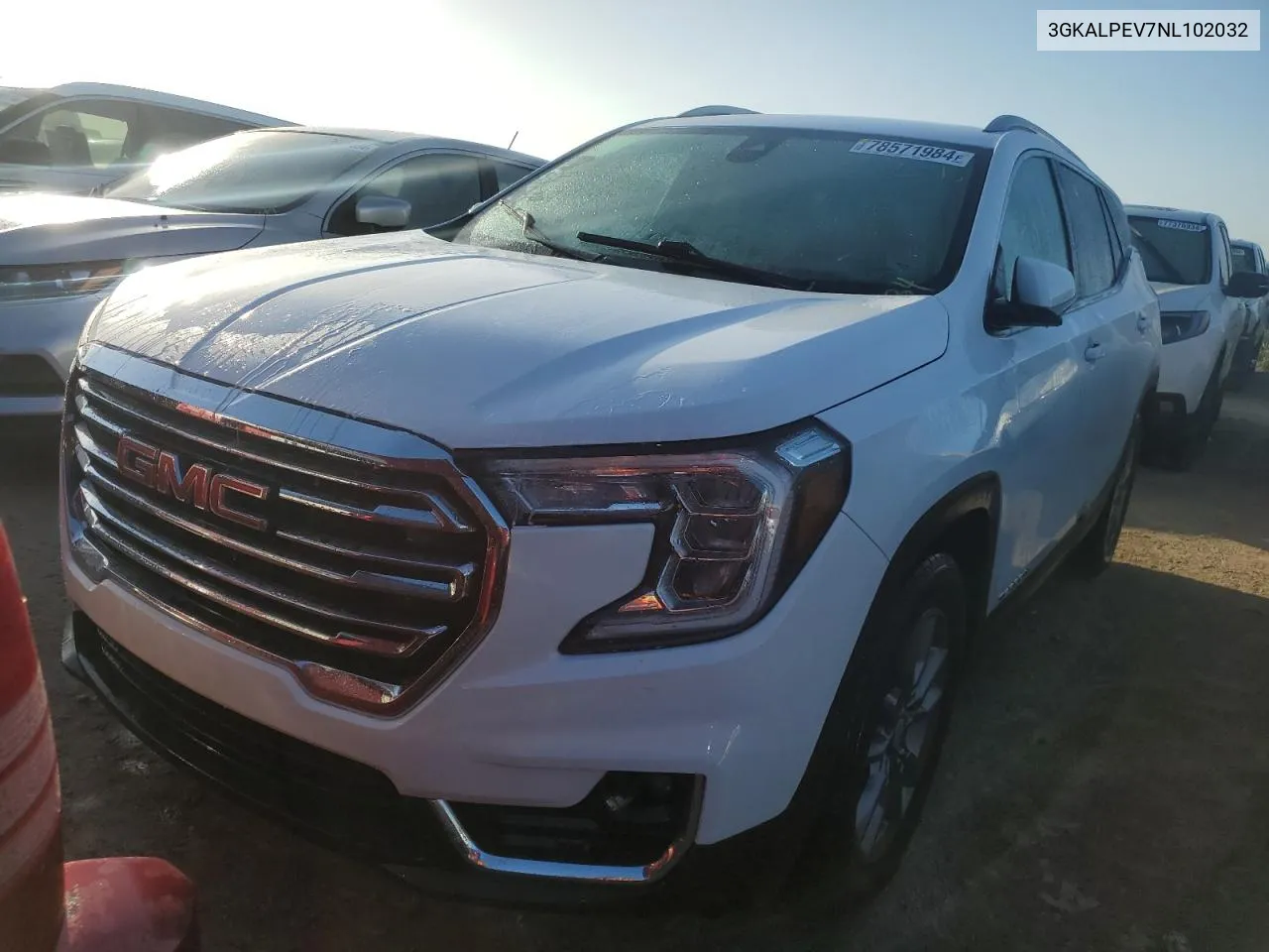 2022 GMC Terrain Slt VIN: 3GKALPEV7NL102032 Lot: 78571984