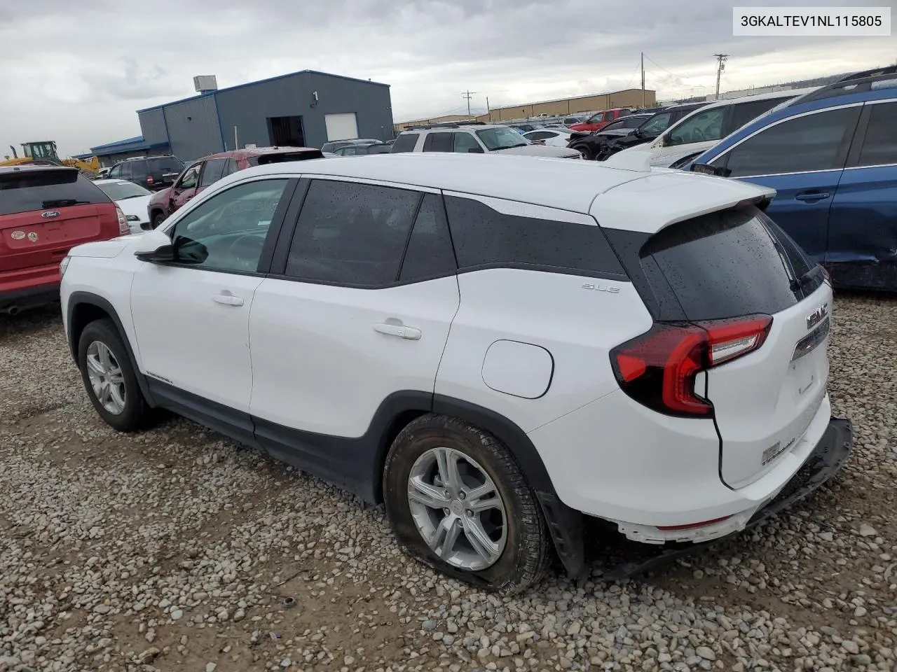 2022 GMC Terrain Sle VIN: 3GKALTEV1NL115805 Lot: 78621754