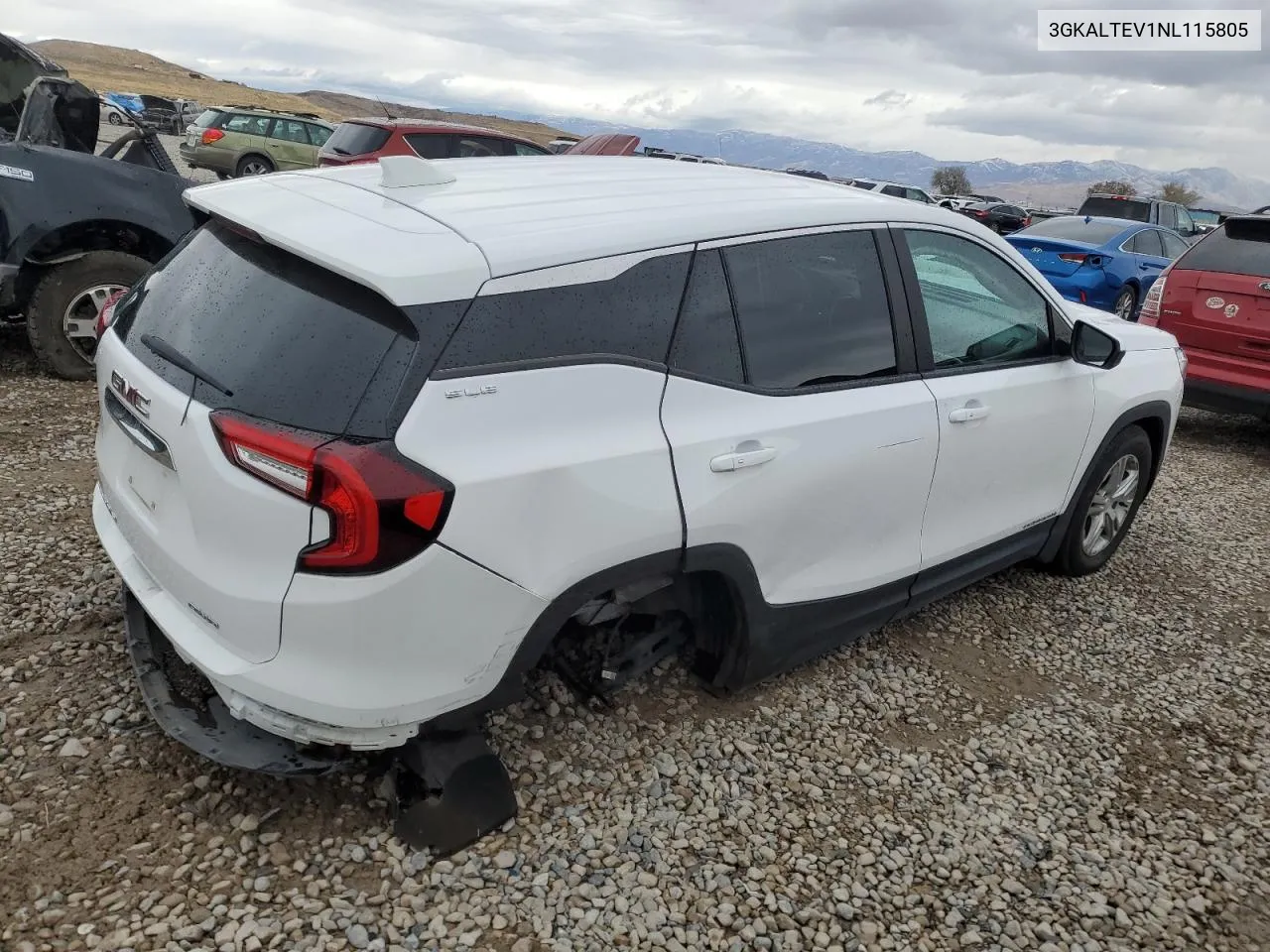 2022 GMC Terrain Sle VIN: 3GKALTEV1NL115805 Lot: 78621754