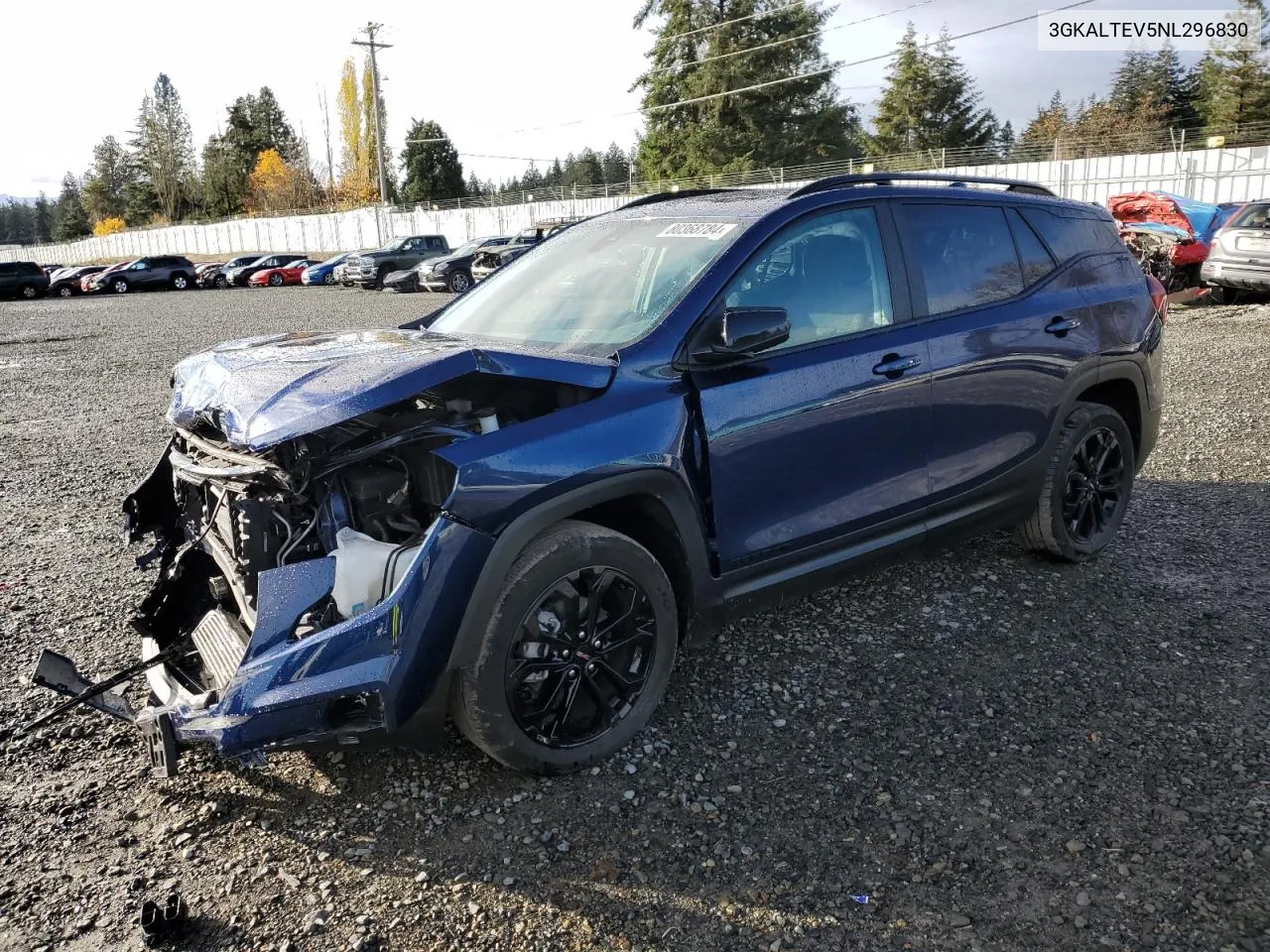 2022 GMC Terrain Sle VIN: 3GKALTEV5NL296830 Lot: 80368784