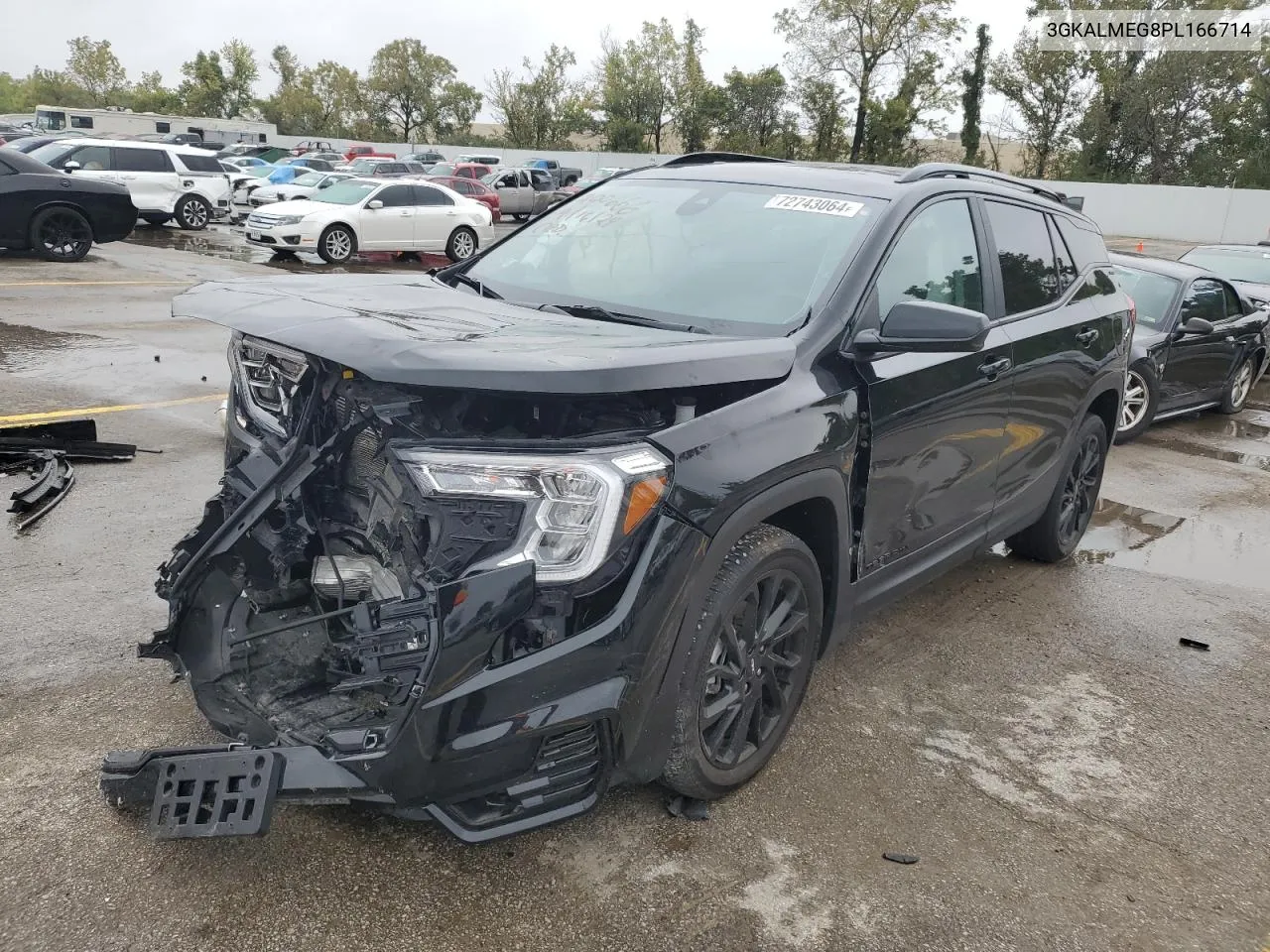 2023 GMC Terrain Sle VIN: 3GKALMEG8PL166714 Lot: 72743064