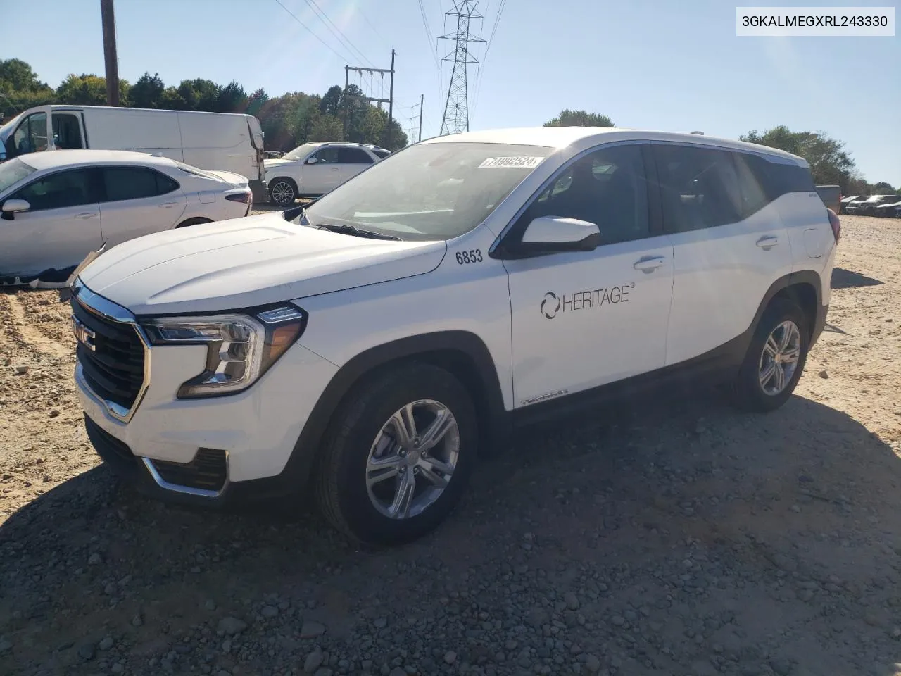 2024 GMC Terrain Sle VIN: 3GKALMEGXRL243330 Lot: 74992524