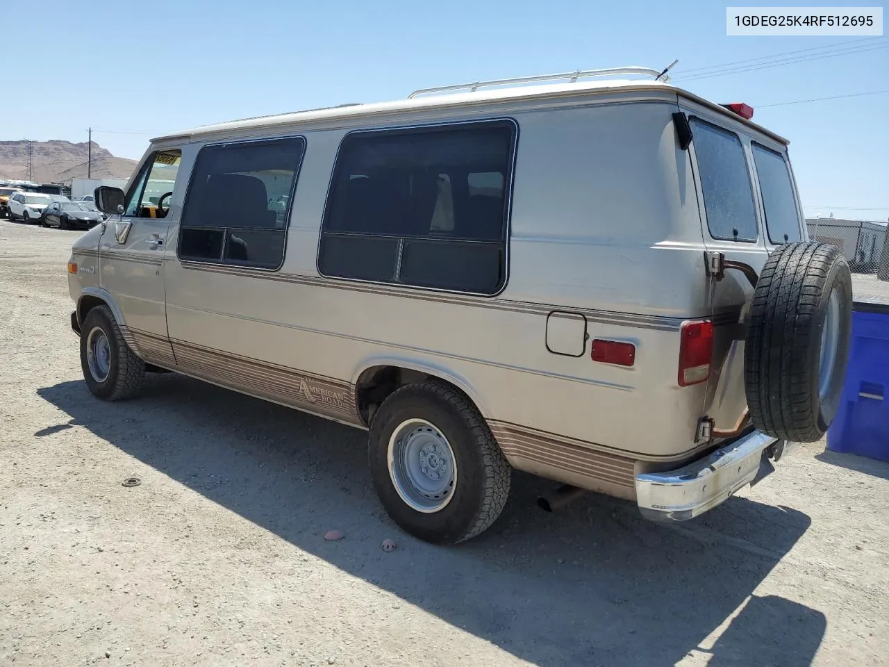 1994 GMC Rally Wagon / Van G2500 VIN: 1GDEG25K4RF512695 Lot: 63562414