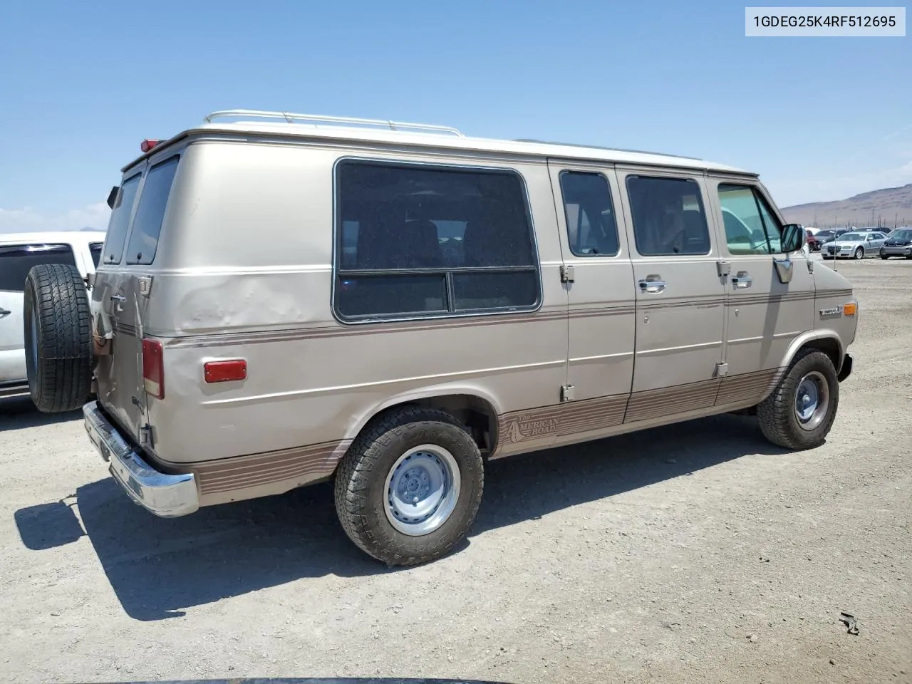 1994 GMC Rally Wagon / Van G2500 VIN: 1GDEG25K4RF512695 Lot: 63562414