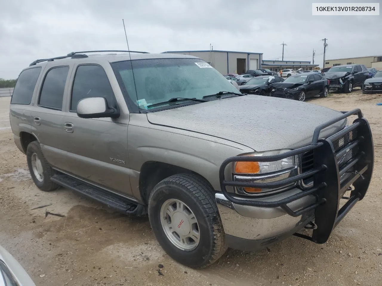 2001 GMC Yukon VIN: 1GKEK13V01R208734 Lot: 59297534