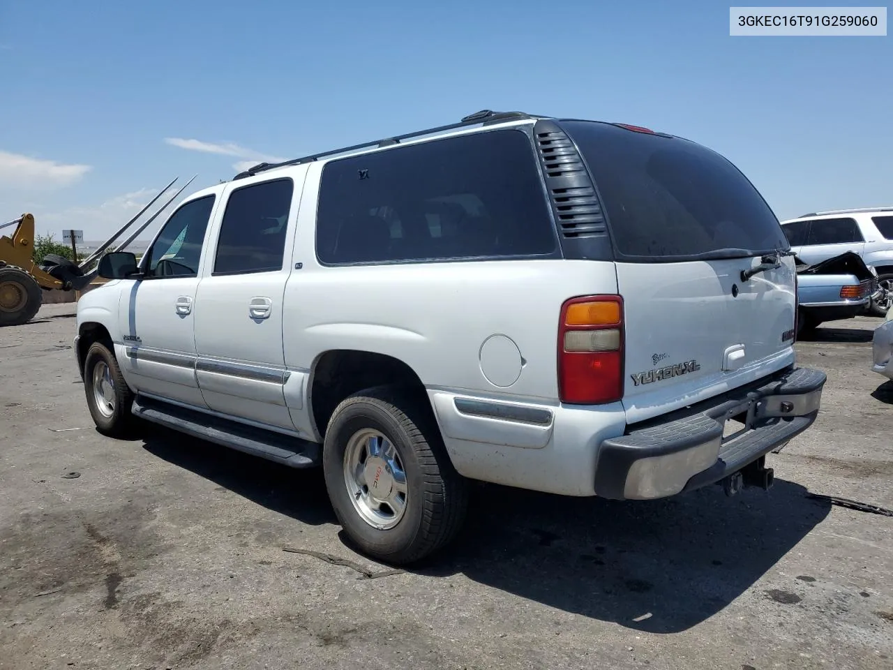 2001 GMC Yukon Xl C1500 VIN: 3GKEC16T91G259060 Lot: 62300534