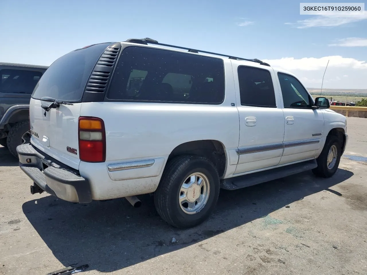 2001 GMC Yukon Xl C1500 VIN: 3GKEC16T91G259060 Lot: 62300534