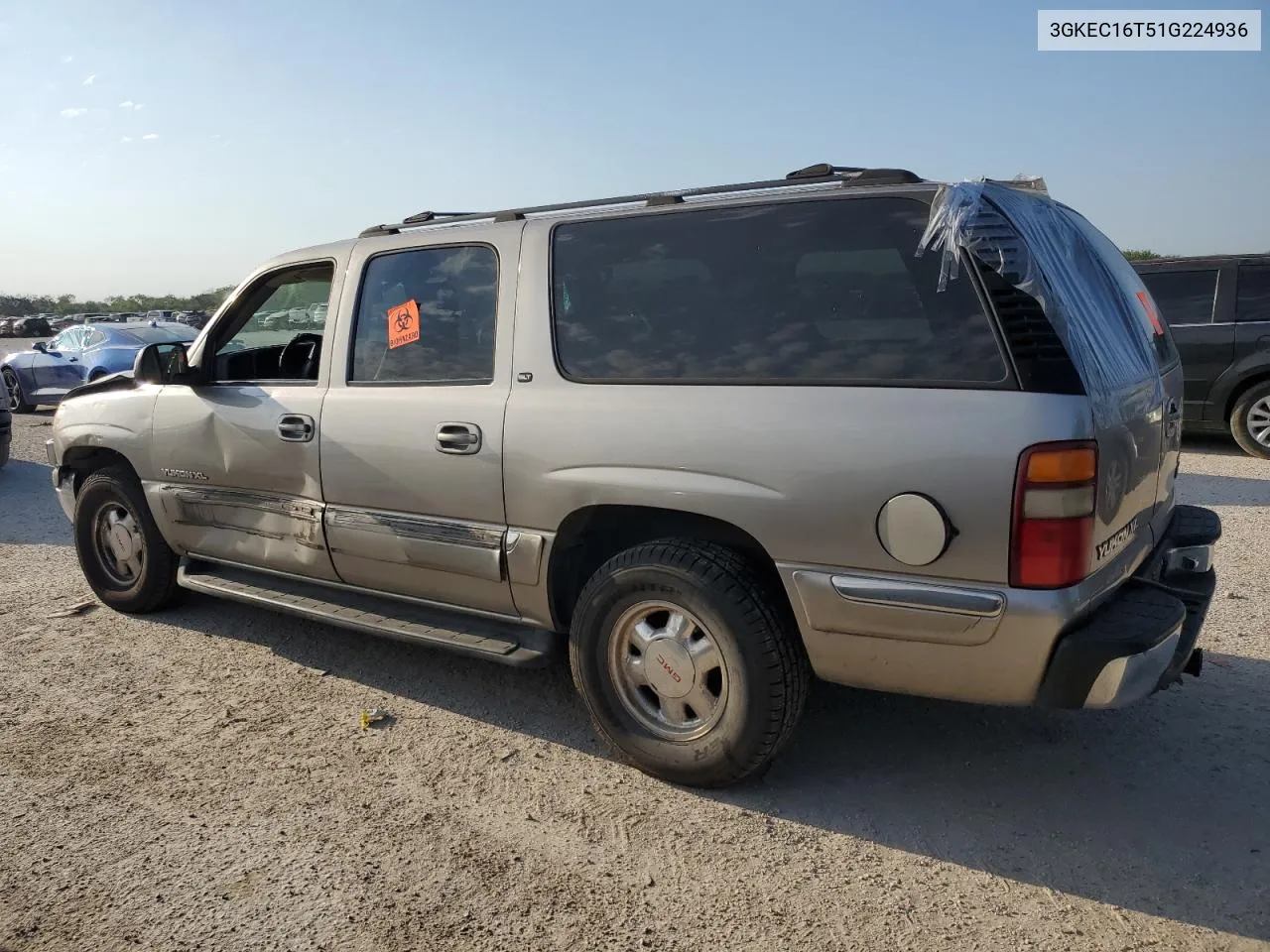 2001 GMC Yukon Xl C1500 VIN: 3GKEC16T51G224936 Lot: 65382124