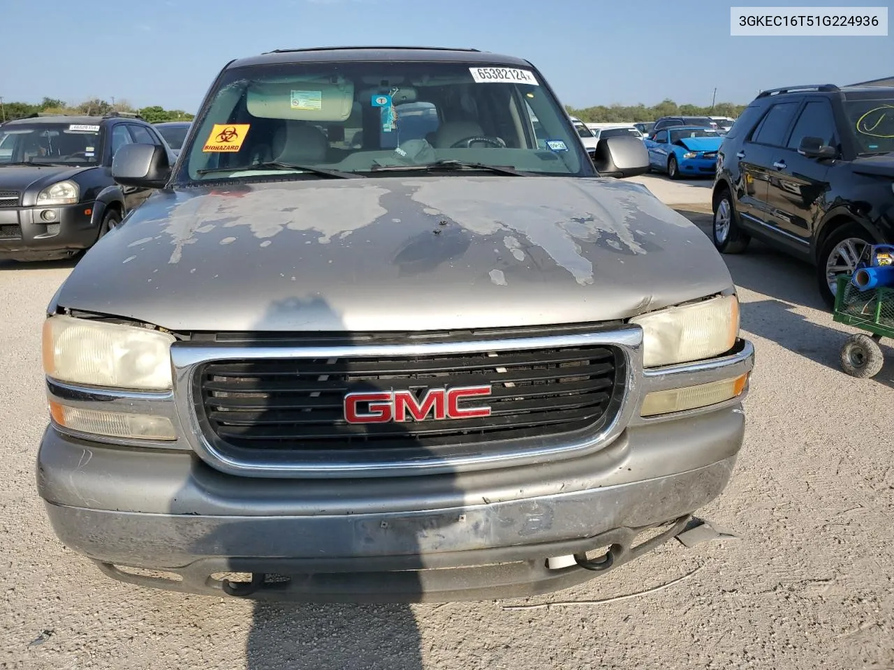 2001 GMC Yukon Xl C1500 VIN: 3GKEC16T51G224936 Lot: 65382124