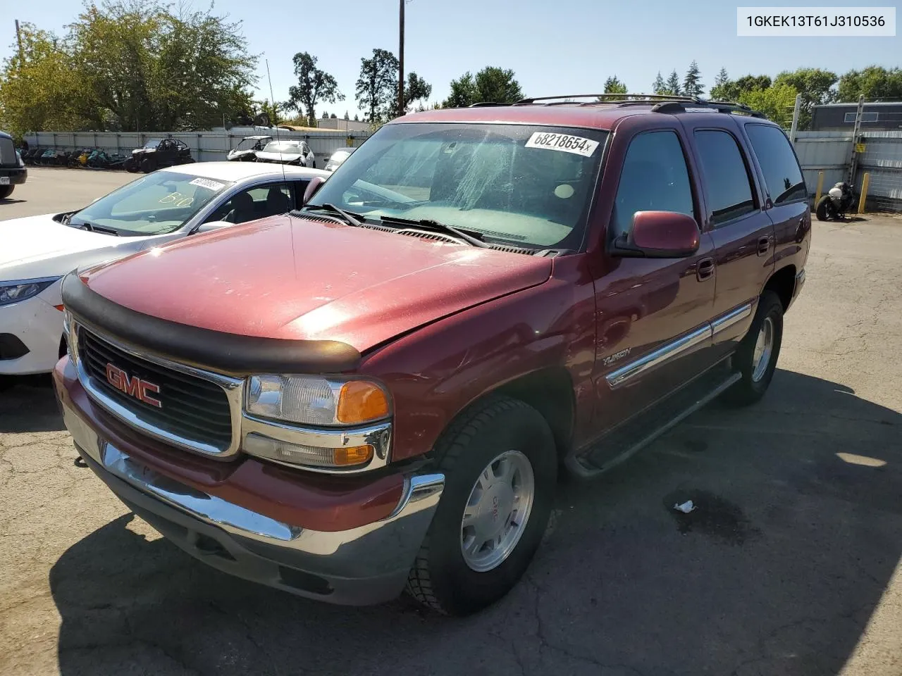 2001 GMC Yukon VIN: 1GKEK13T61J310536 Lot: 68218654