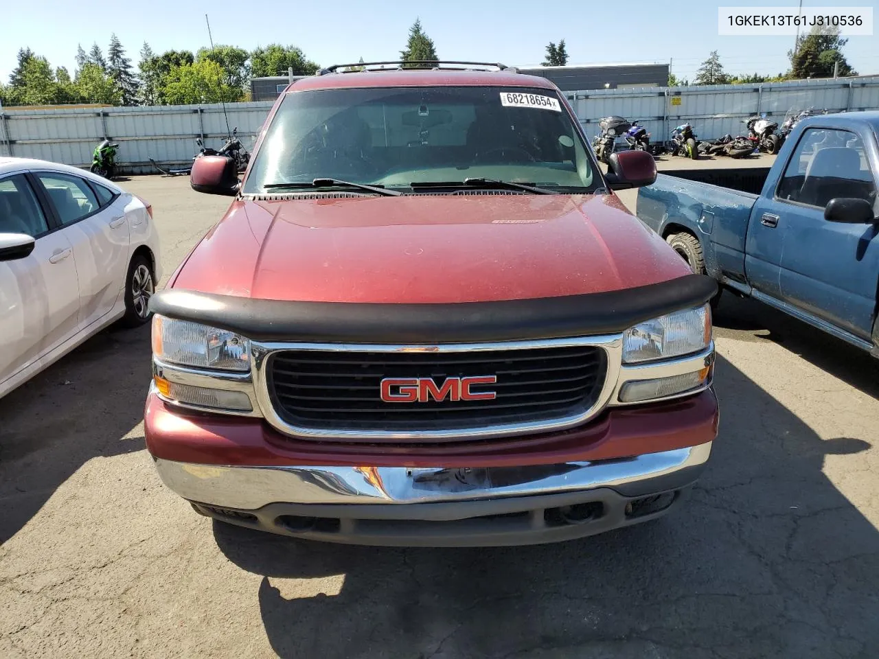 2001 GMC Yukon VIN: 1GKEK13T61J310536 Lot: 68218654