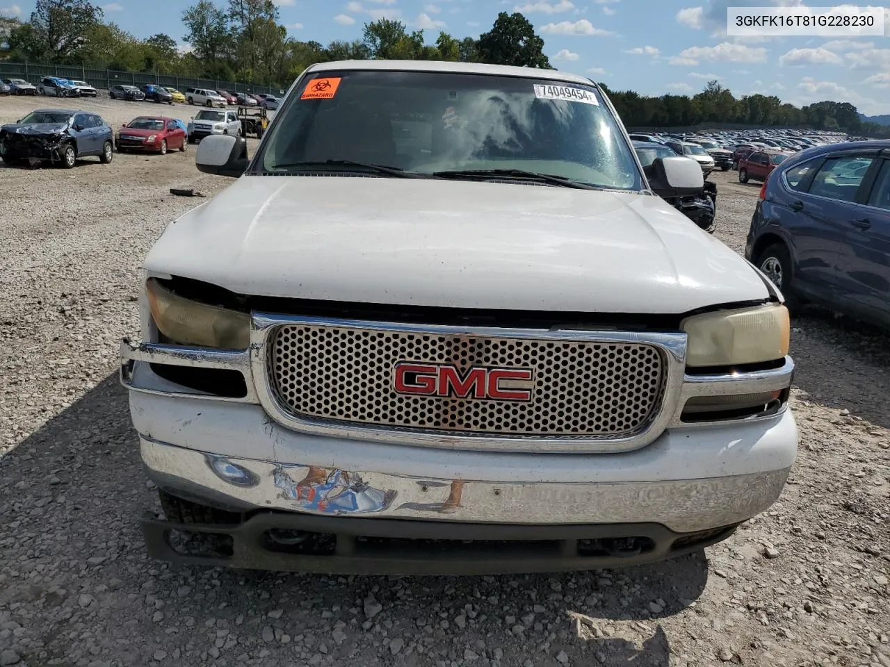 3GKFK16T81G228230 2001 GMC Yukon Xl K1500