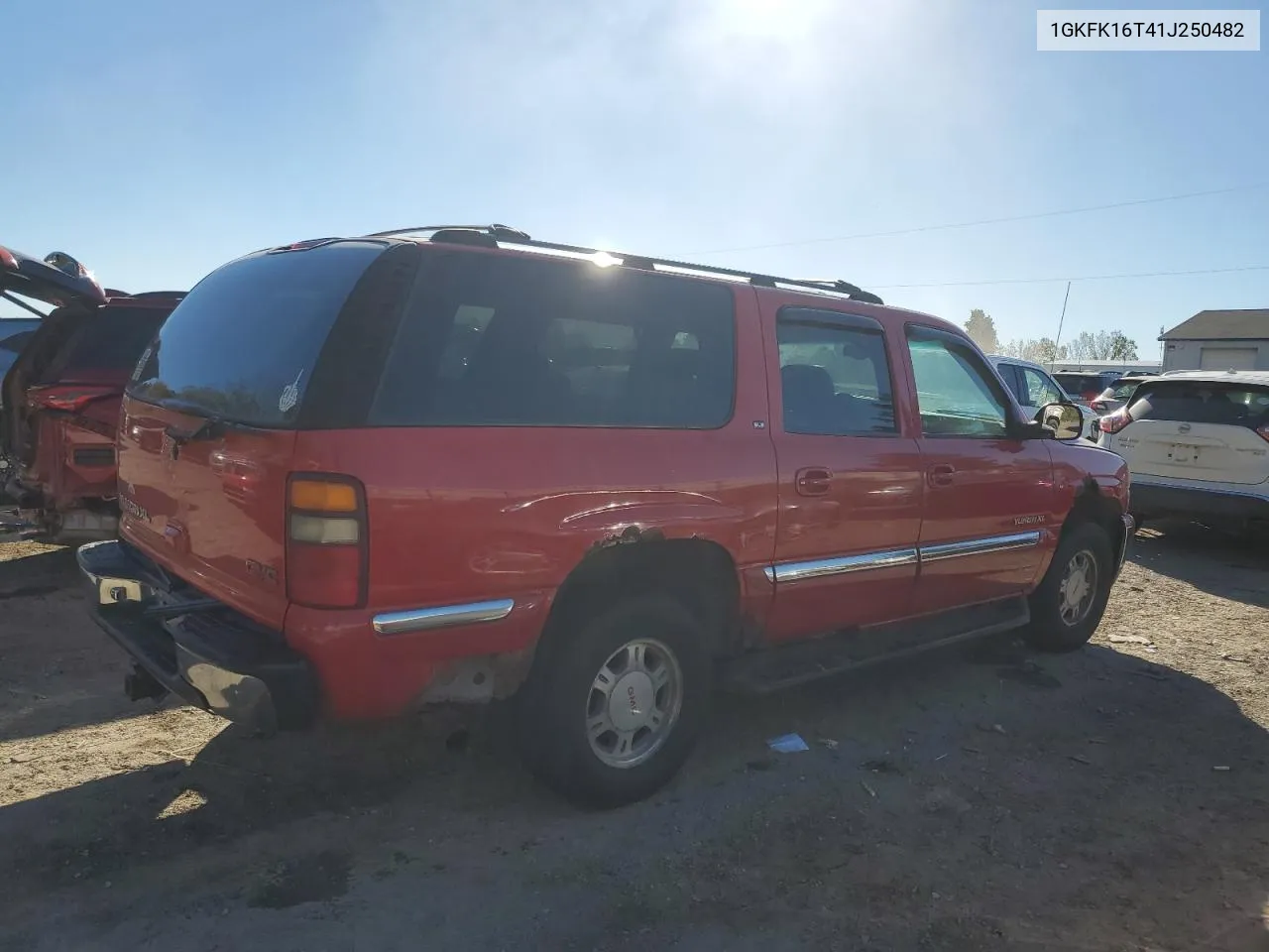 2001 GMC Yukon Xl K1500 VIN: 1GKFK16T41J250482 Lot: 75094034