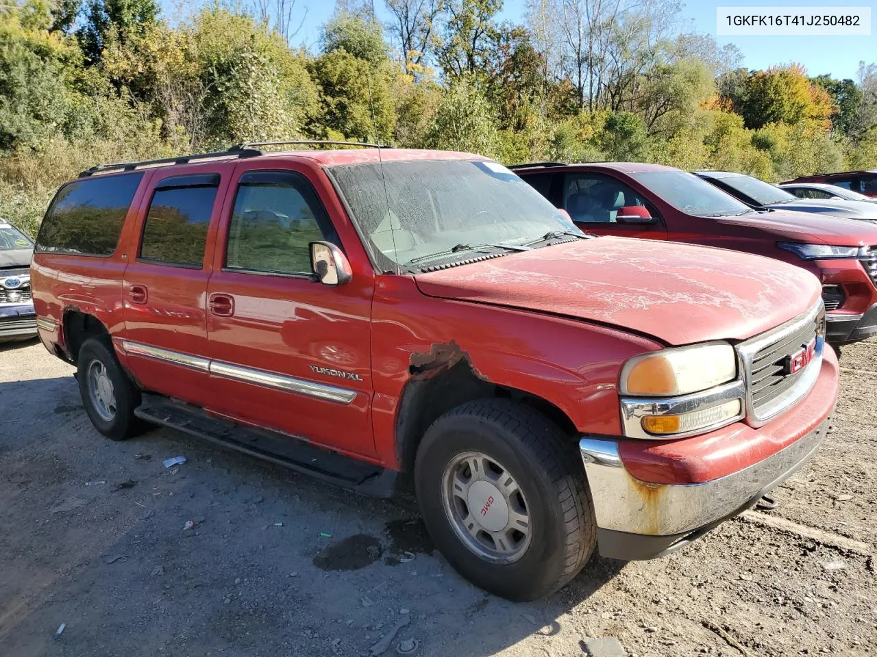 2001 GMC Yukon Xl K1500 VIN: 1GKFK16T41J250482 Lot: 75094034