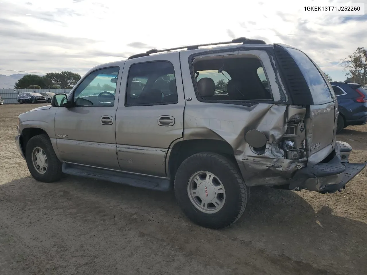 2001 GMC Yukon VIN: 1GKEK13T71J252260 Lot: 75567094