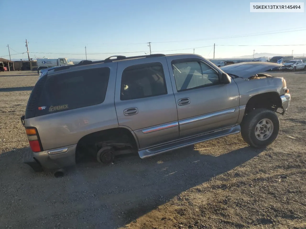 2001 GMC Yukon VIN: 1GKEK13TX1R145494 Lot: 77230614