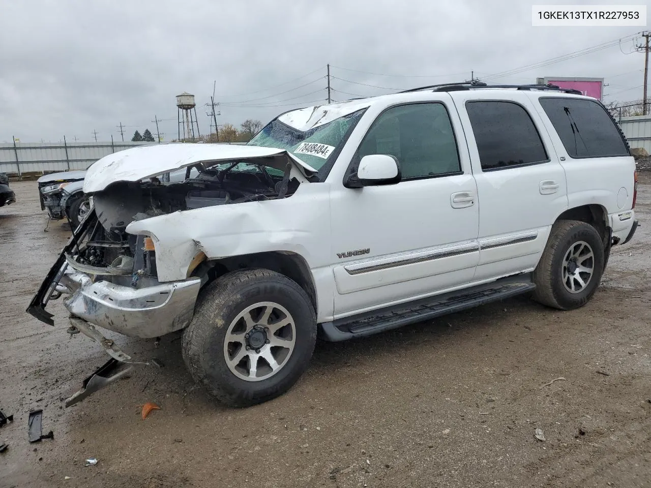 2001 GMC Yukon VIN: 1GKEK13TX1R227953 Lot: 78488484