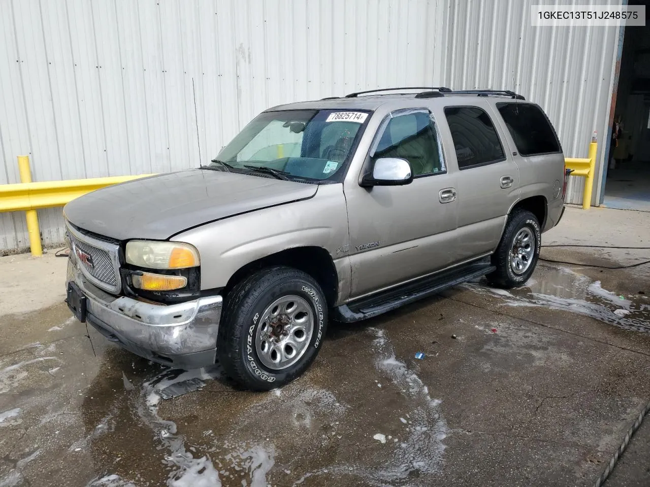 2001 GMC Yukon VIN: 1GKEC13T51J248575 Lot: 78825714