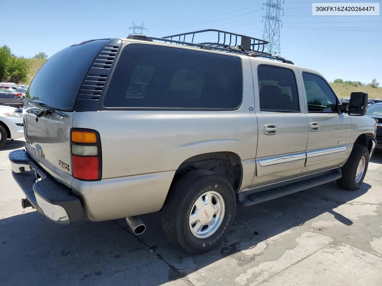 2002 GMC Yukon Xl K1500 VIN: 3GKFK16Z42G264471 Lot: 56090234