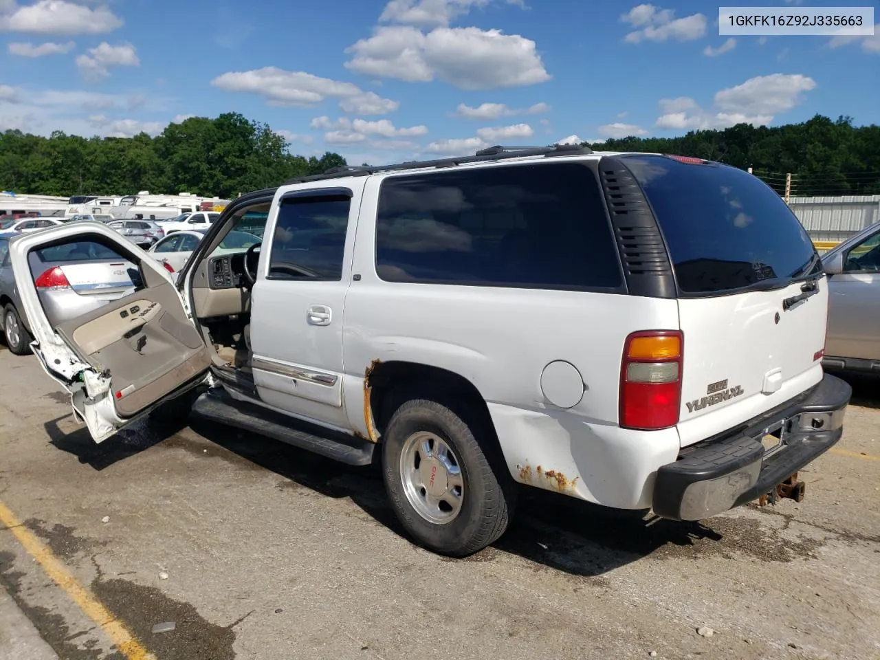 2002 GMC Yukon Xl K1500 VIN: 1GKFK16Z92J335663 Lot: 58525344