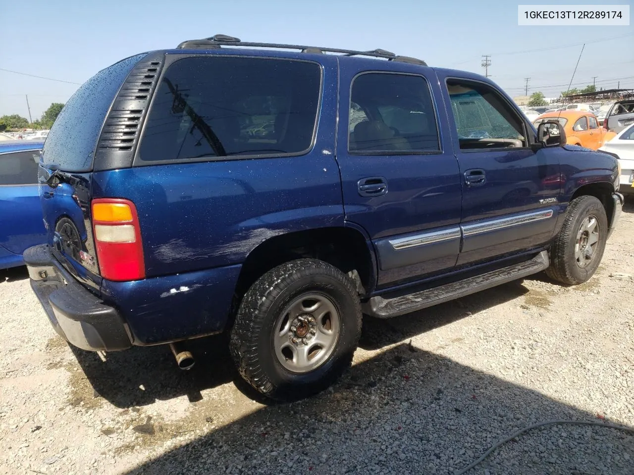 2002 GMC Yukon VIN: 1GKEC13T12R289174 Lot: 67575324