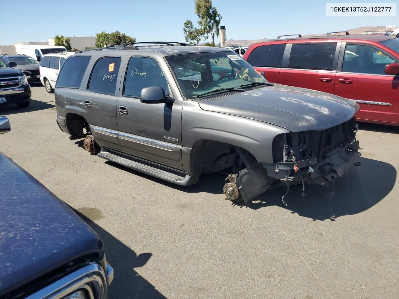 2002 GMC Yukon VIN: 1GKEK13T62J122777 Lot: 69282264