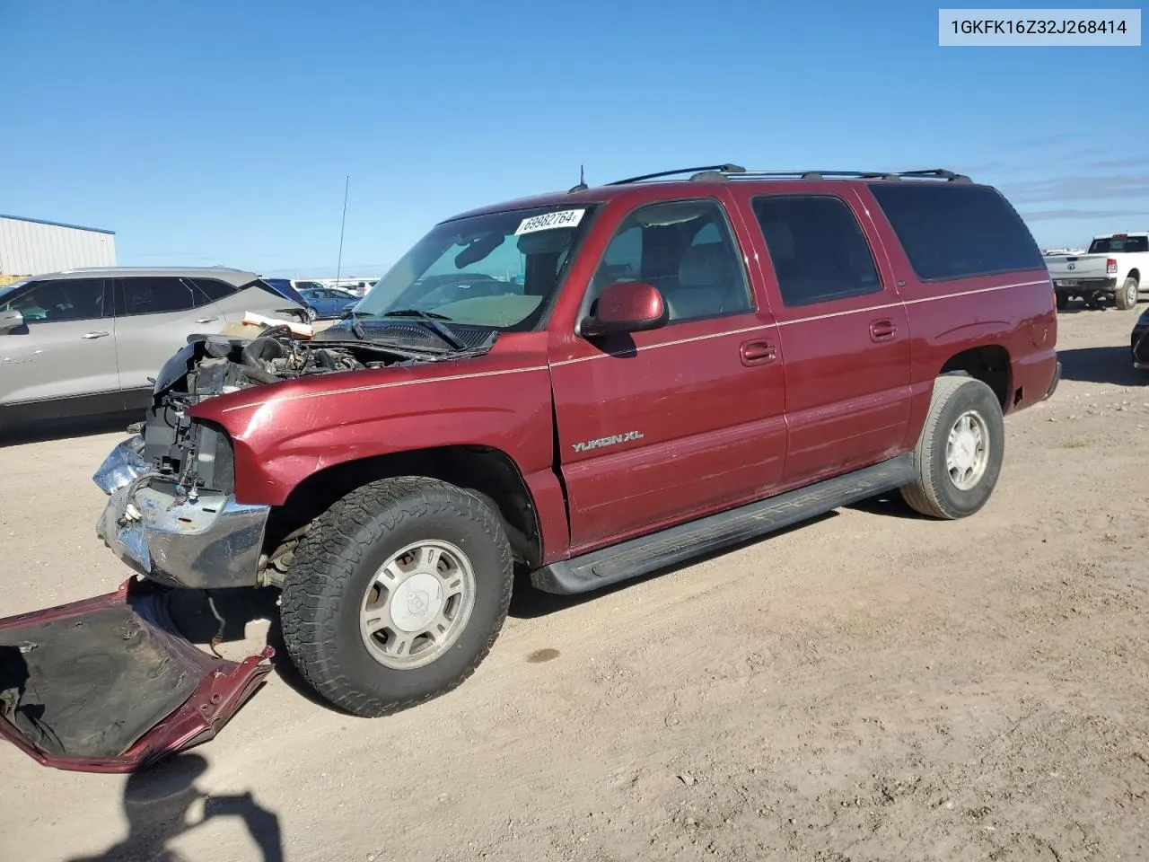 2002 GMC Yukon Xl K1500 VIN: 1GKFK16Z32J268414 Lot: 69982764