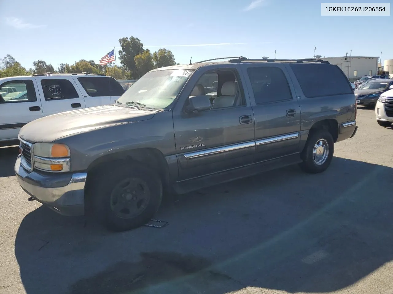 2002 GMC Yukon Xl K1500 VIN: 1GKFK16Z62J206554 Lot: 76413564