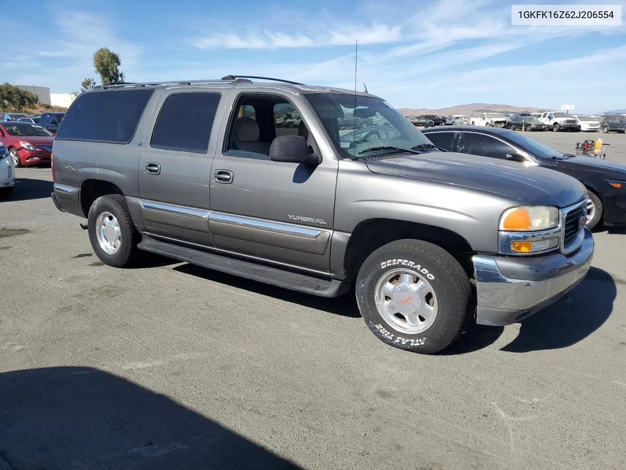 2002 GMC Yukon Xl K1500 VIN: 1GKFK16Z62J206554 Lot: 76413564