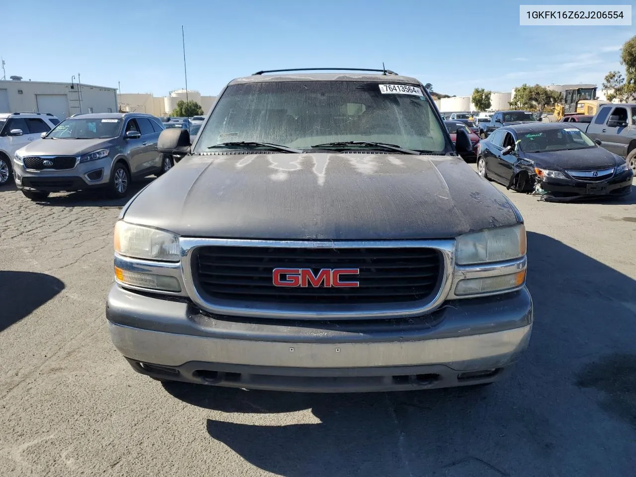 2002 GMC Yukon Xl K1500 VIN: 1GKFK16Z62J206554 Lot: 76413564