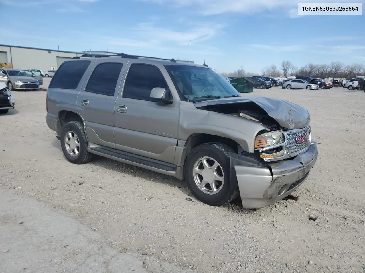 2003 GMC Yukon Denali VIN: 1GKEK63U83J263664 Lot: 45242174