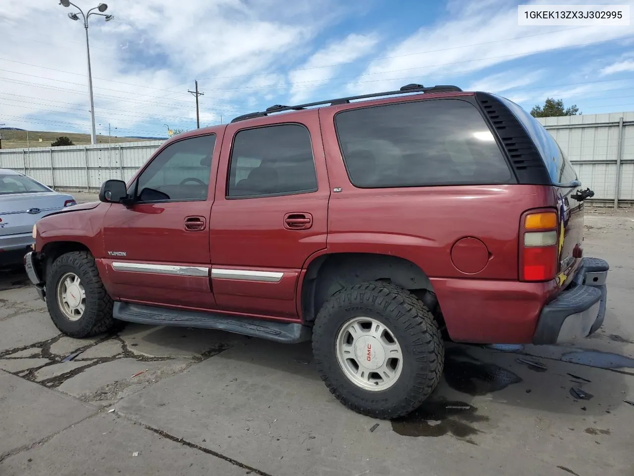 2003 GMC Yukon VIN: 1GKEK13ZX3J302995 Lot: 49966704