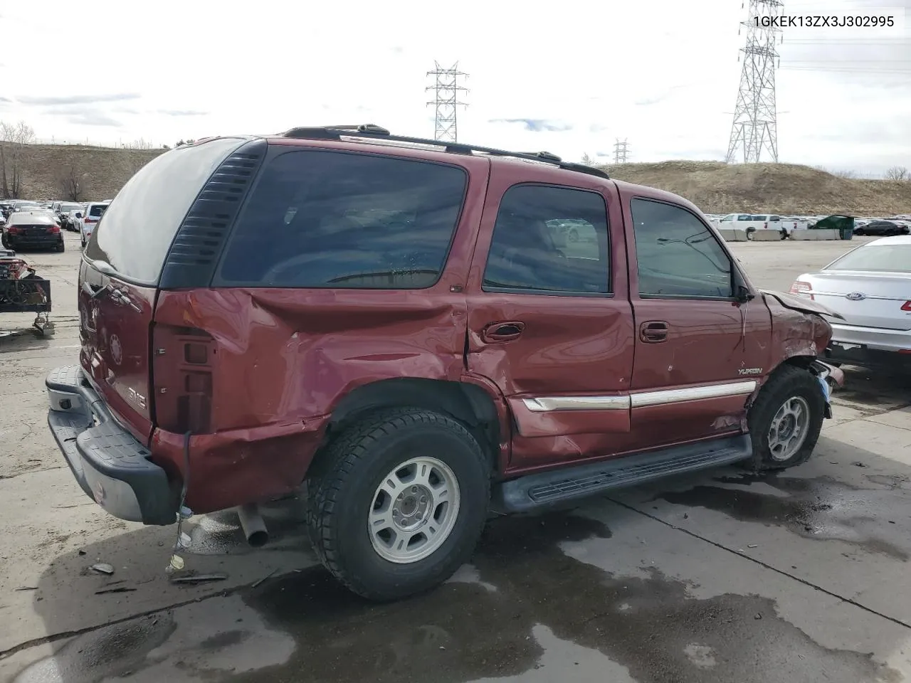 2003 GMC Yukon VIN: 1GKEK13ZX3J302995 Lot: 49966704