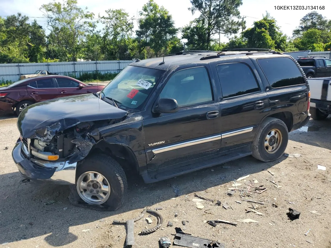 2003 GMC Yukon VIN: 1GKEK13Z03J134168 Lot: 55744774