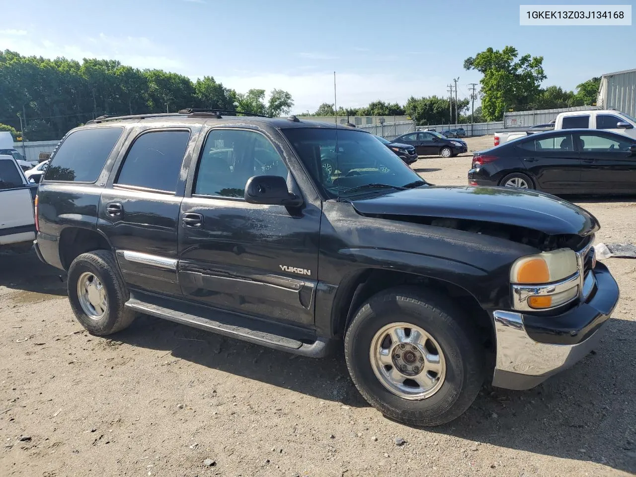 2003 GMC Yukon VIN: 1GKEK13Z03J134168 Lot: 55744774