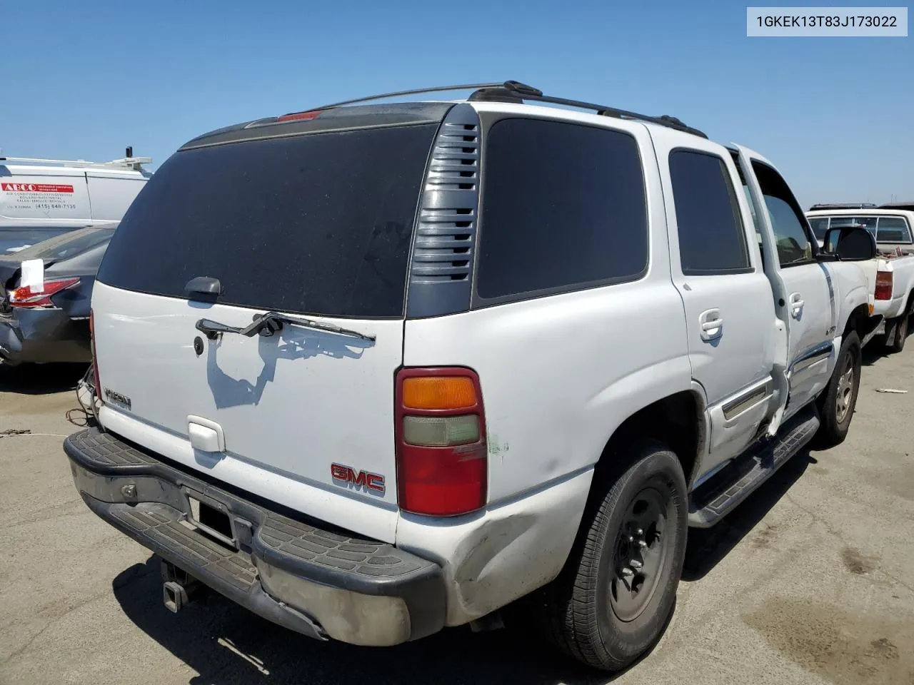 2003 GMC Yukon VIN: 1GKEK13T83J173022 Lot: 58483844