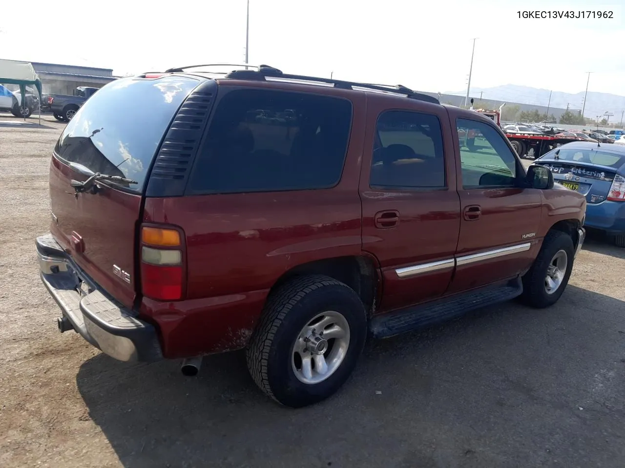 2003 GMC Yukon VIN: 1GKEC13V43J171962 Lot: 63244534