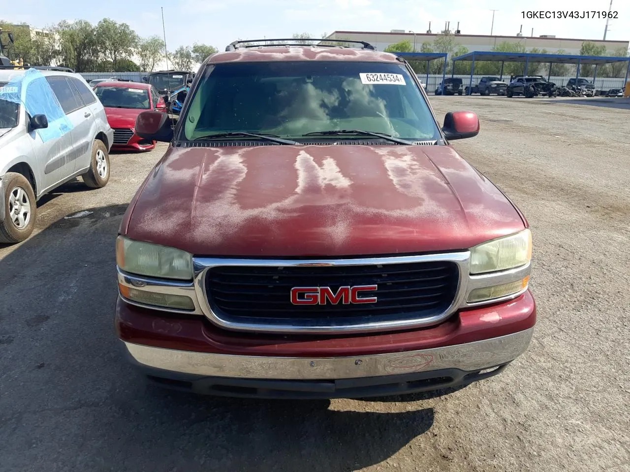 2003 GMC Yukon VIN: 1GKEC13V43J171962 Lot: 63244534