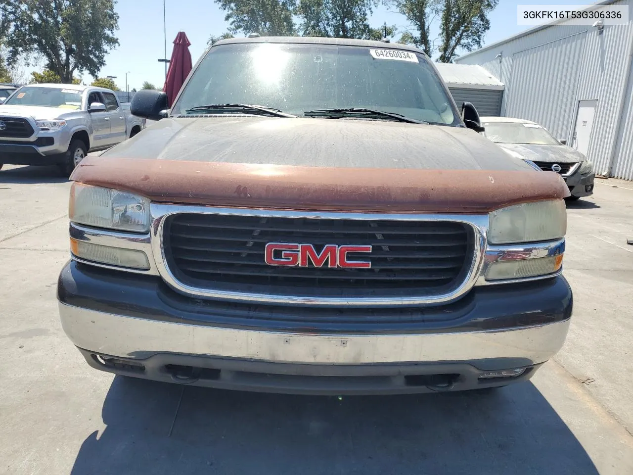 2003 GMC Yukon Xl K1500 VIN: 3GKFK16T53G306336 Lot: 64260034