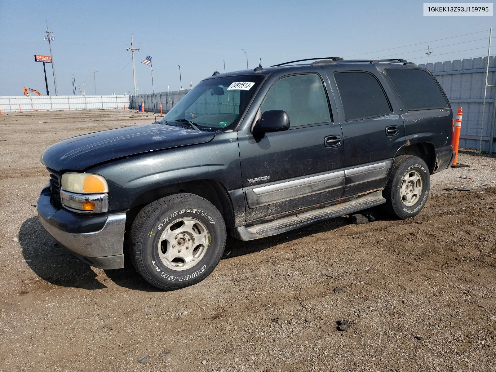 2003 GMC Yukon VIN: 1GKEK13Z93J159795 Lot: 64915913