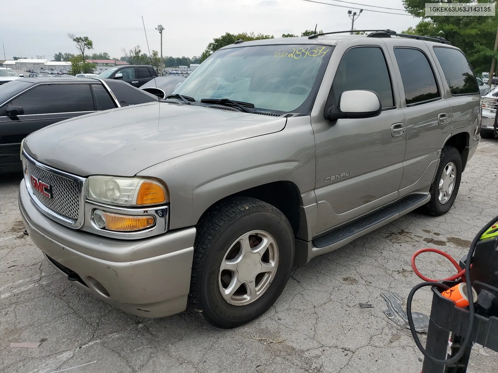 2003 GMC Yukon Denali VIN: 1GKEK63U63J143135 Lot: 66289054