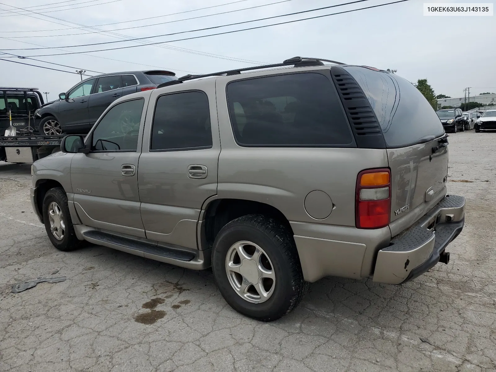 2003 GMC Yukon Denali VIN: 1GKEK63U63J143135 Lot: 66289054